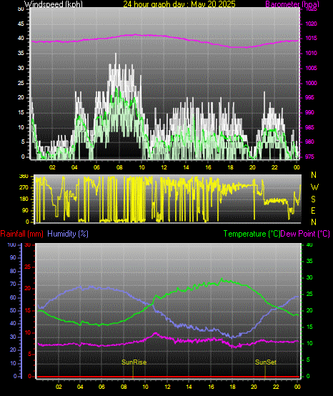 24 Hour Graph for Day 20