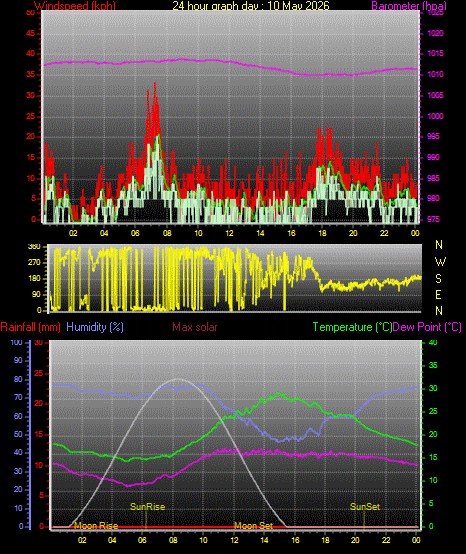 24 Hour Graph for Day 10